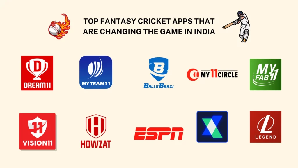 Top 10 Fantasy Cricket App