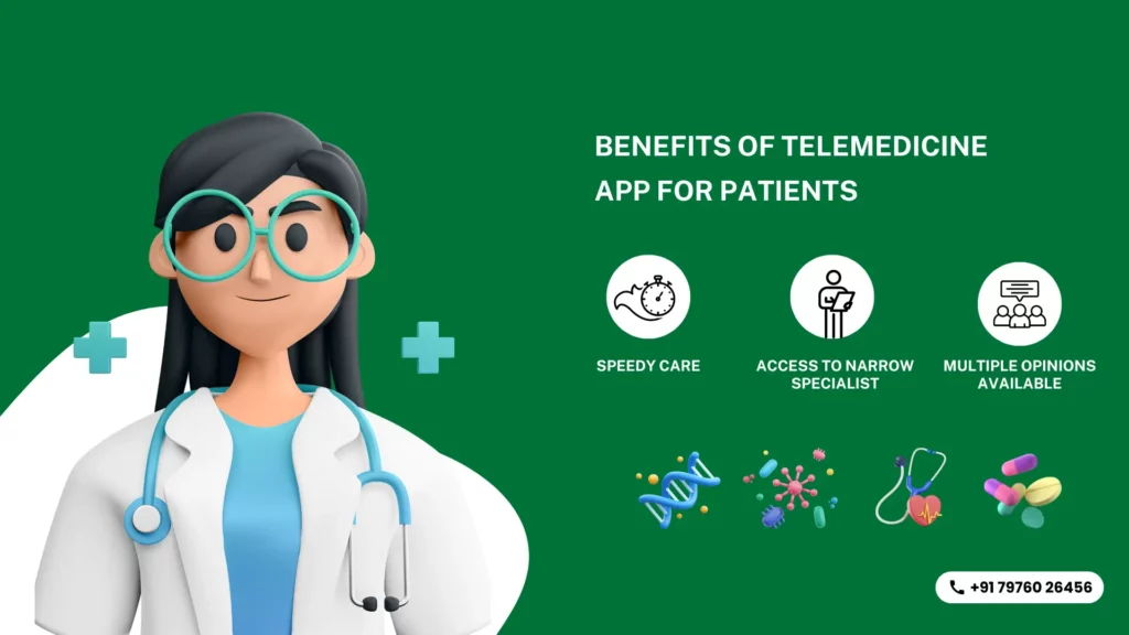 Benefits Telemedicine App for Patients