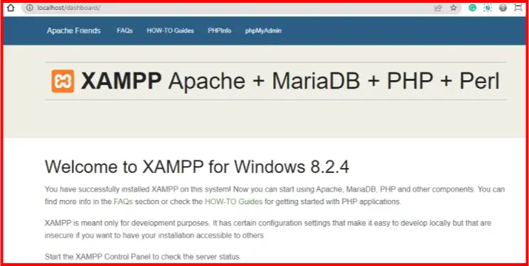 Xampp version