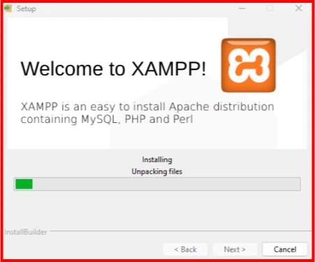 welcome xampp