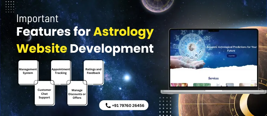 Feature of astrology website development