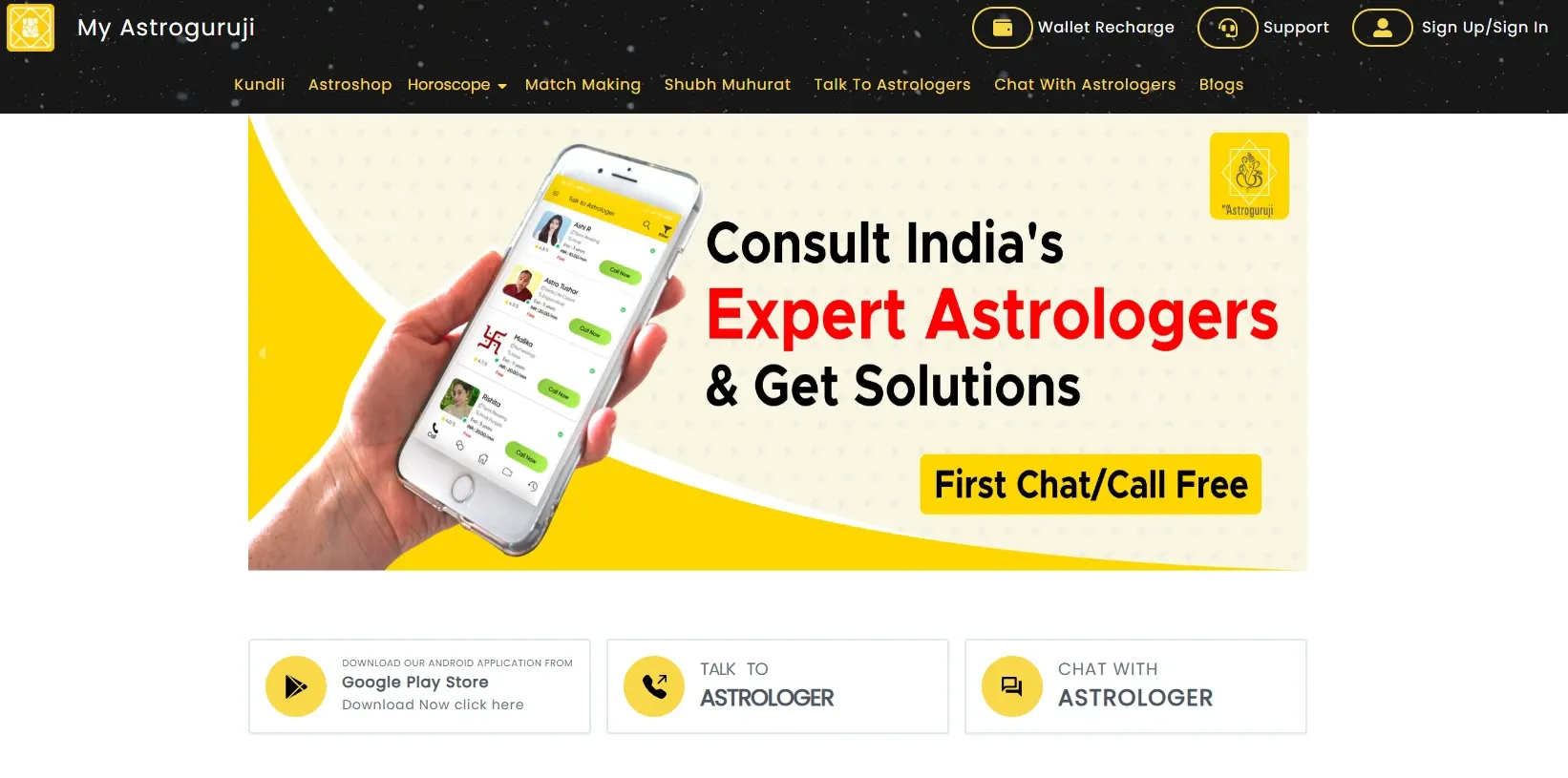 MyAstroGuruji FREE Online Astrology Predictions