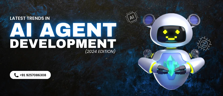 Visualization of the latest trends in AI agent development, showcasing advanced machine learning and automation technologies.