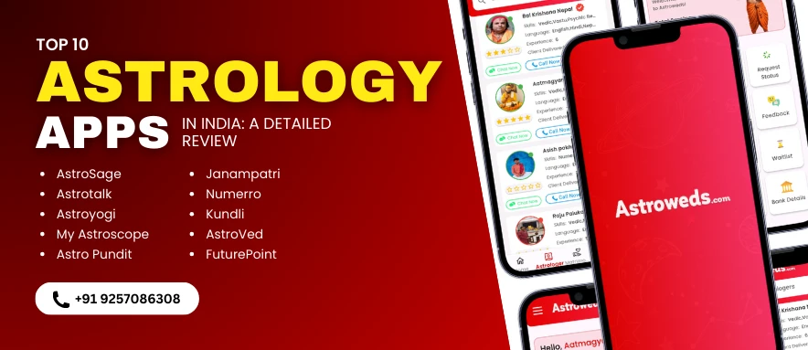 A list of the top 10 astrology apps in India with detailed reviews and feature comparisons.