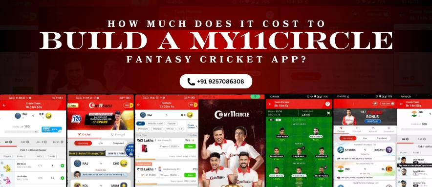 Estimated cost to develop a My11Circle-like fantasy cricket app