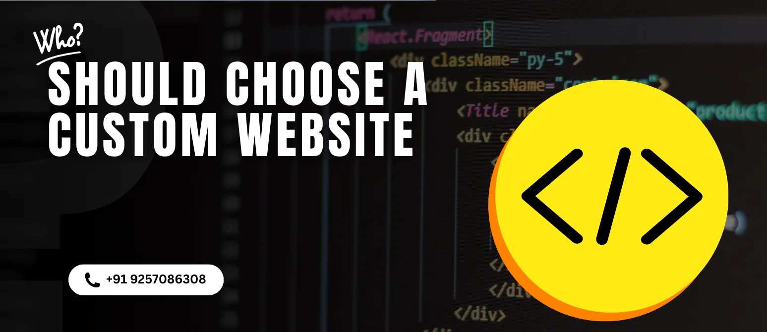 Business owner exploring options for a custom website tailored to their specific needs