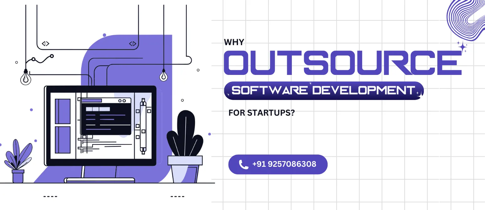 Startup team discussing benefits of outsourcing software development