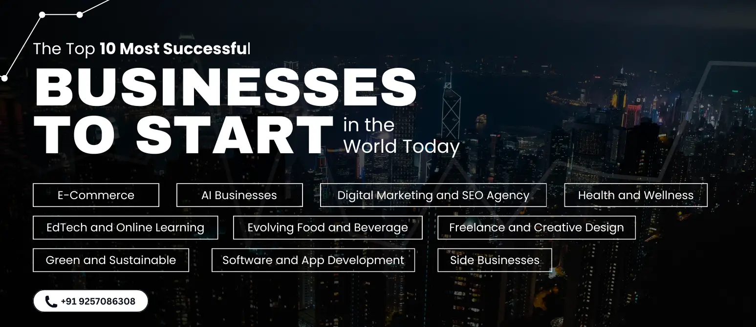 Discover the Top 10 Most Successful Businesses to Start in Today’s World