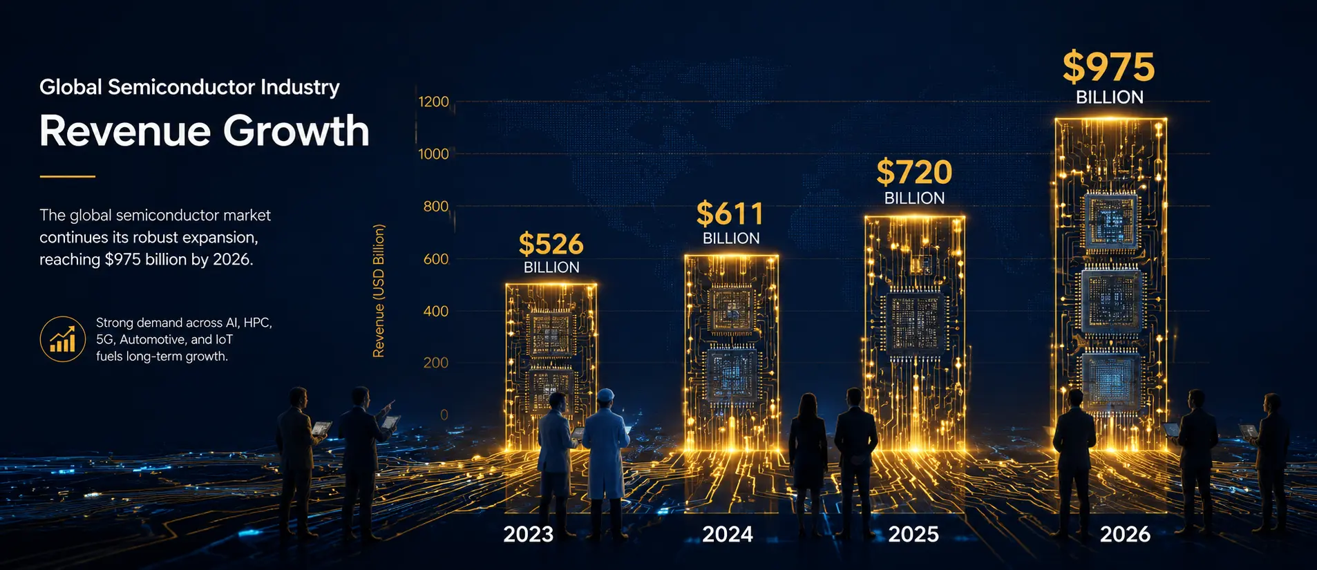 global semiconductor industry revenue growth