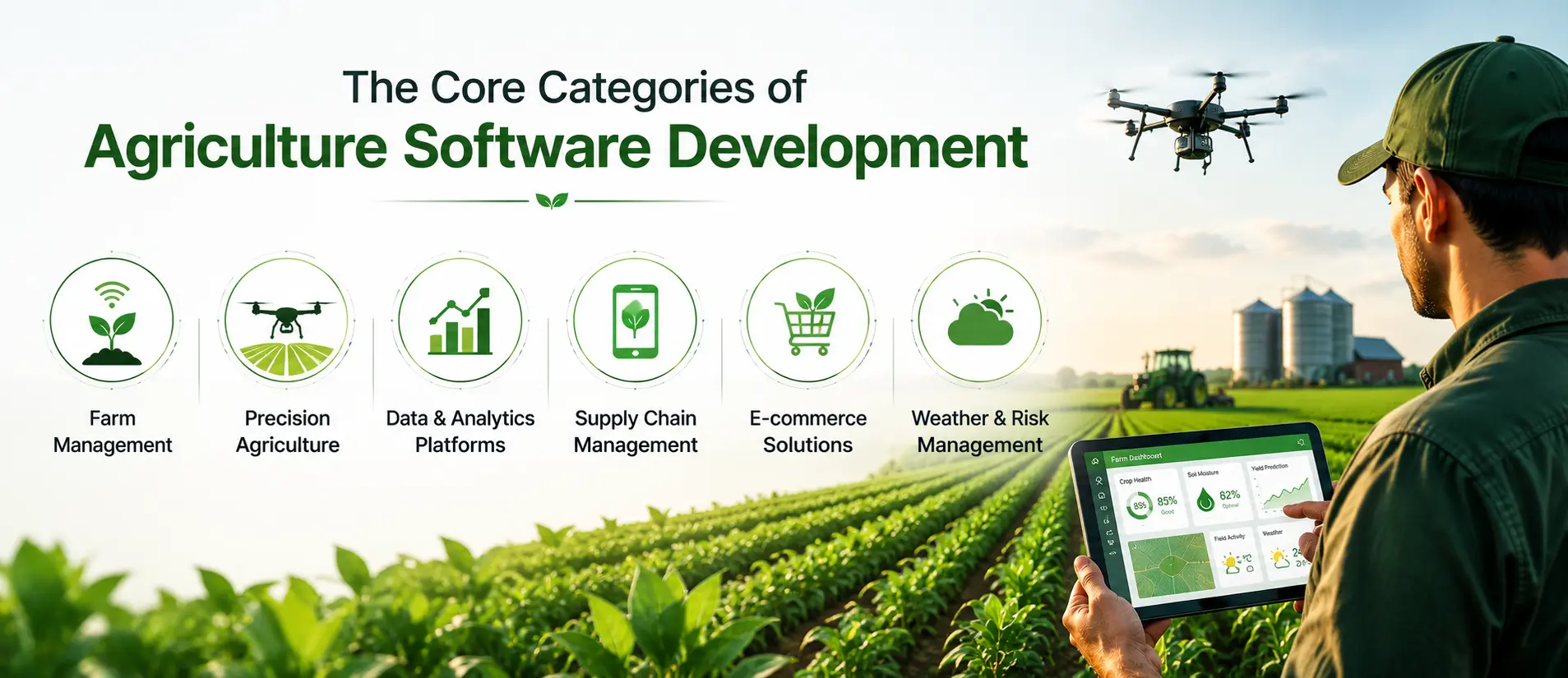 Core Categories of Agriculture Software Development for Modern Agribusiness